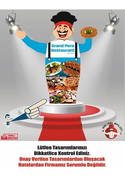 ÖZEL TASARIM VE BASKILAR İLE 3 METRE BOYUNDA MDF ALT TABLA PARAŞÜT KUMAŞ LED IŞIKLI REKLAM BALONU fiyatları