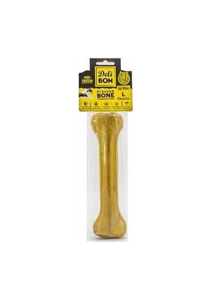 Deri Press Köpek Kemik Ödülü Medium Naturel 22 Cm 1 Adet