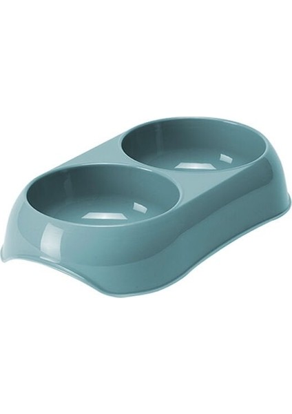 Gusto Köpek ve Kedi Mama Kabı Mavi 2x200 Ml