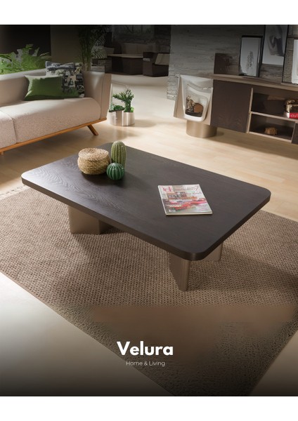 Focus Koyu Ceviz Renk Orta Sehpa