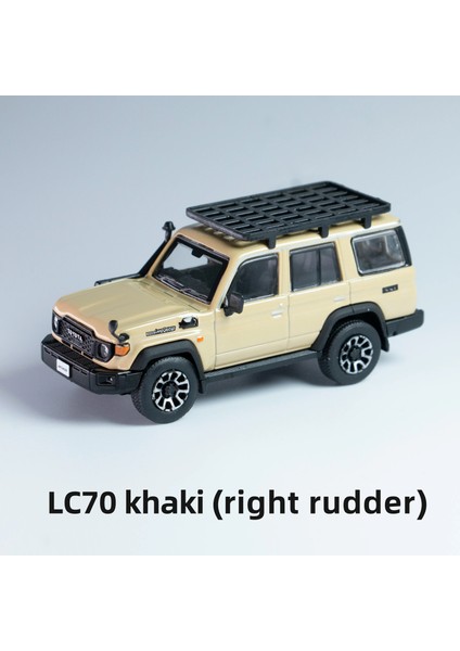 Model 1 1:64 Land Cruiser LC250 LC70 Prado Batou Off-Road Alaşım Araba Modeli Koleksiyonu Oyuncaklar Hediyeler (Yurt Dışından)