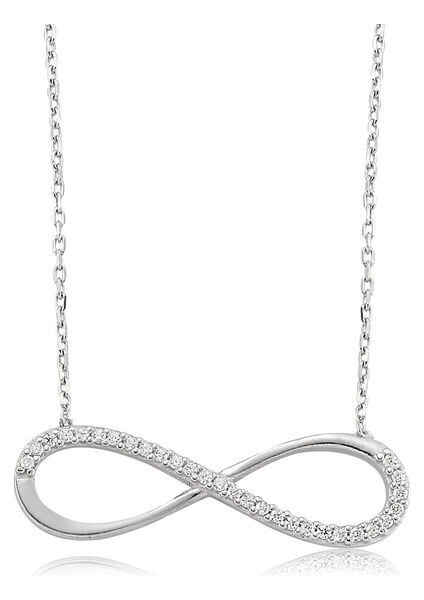 Sonsuzluk 925 Ayar Gümüş Kolye