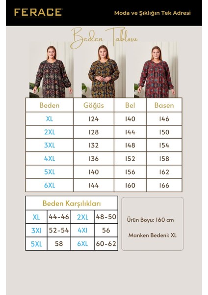 Kadın Büyük Beden Etnik Desen Robalı Elbise fiyatları