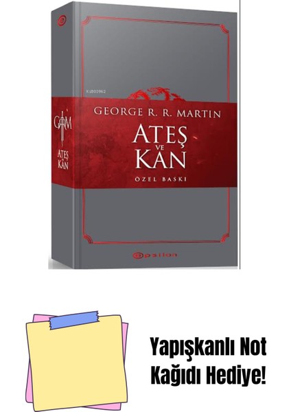 Ateş ve Kan (Özel Edisyon) + Yapışkanlı Not Kağıdı