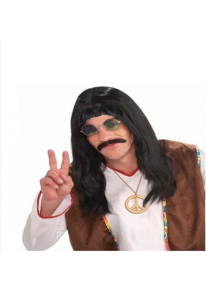 Uzun Barış Manço Peruğu ve Bıyığı