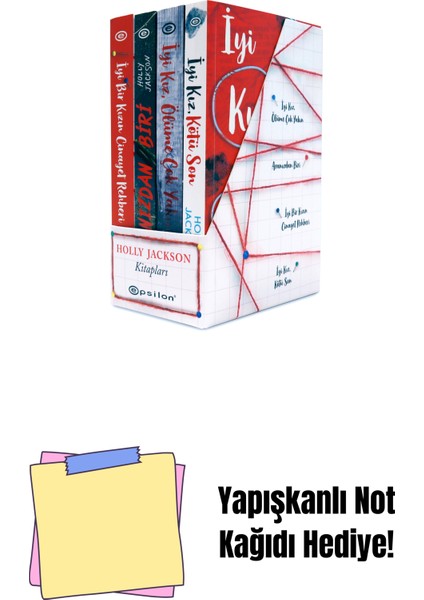 Holly Jackson 4 Kitap Set + Yapışkanlı Not Kağıdı