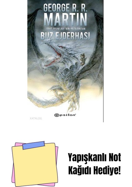 Buz Ejderhası + Yapışkanlı Not Kağıdı