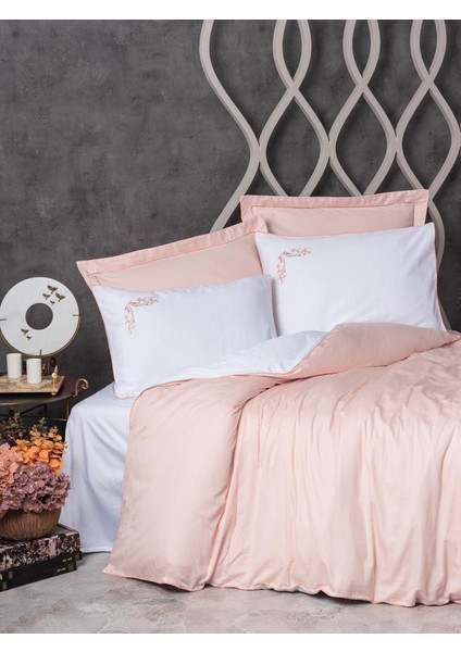 Çift Kişilik Elit Saten Nev Takımı Melinda Pembe