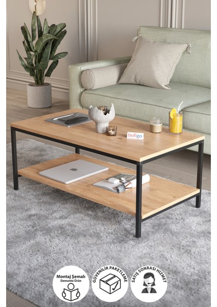 Orta Sehpa Yan Sehpa Dekoratif Sehpa Metal Sehpa Athena Çam