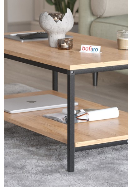 Orta Sehpa Yan Sehpa Dekoratif Sehpa Metal Sehpa Athena Çam fiyatları