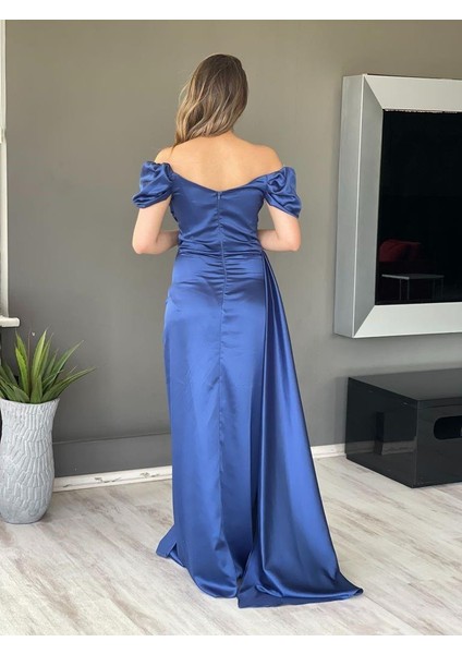 Indigo Kayık Yaka Abiye EN4858 4858 fırsatları