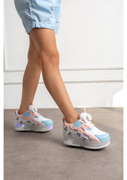 Patenli Işıklı Spor Ayakkabı Tekerekli Ayakkabı Paten Kaykay fiyatları