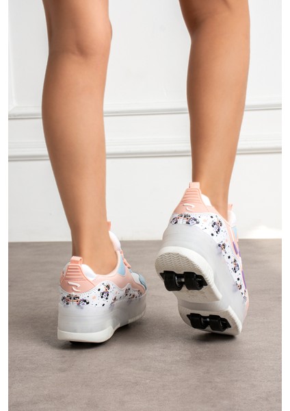 Patenli Işıklı Spor Ayakkabı Tekerekli Ayakkabı Paten Kaykay fırsatları