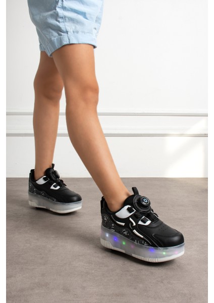 Patenli Işıklı Spor Ayakkabı Tekerekli Ayakkabı Paten Kaykay fiyatları