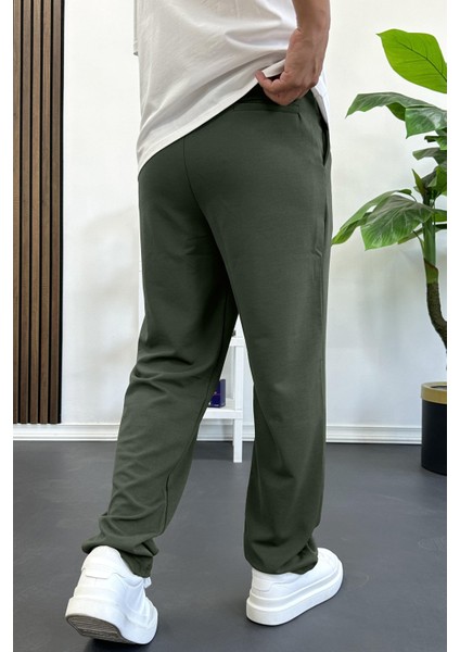 Erkek Rahat Kalıp Pileli Pantolon Yeşil EDW402 fırsatları