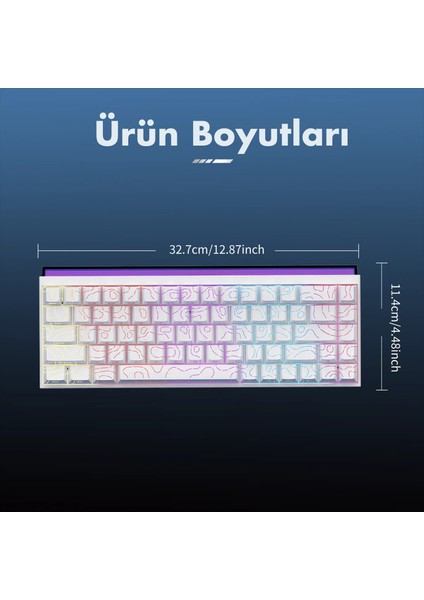 Nacodex Nk-68 Kontur Desenli Kablolu Ergonomik Mekanik Oyuncu Klavyesi-Ambiyans Aydınlatmalı fiyatları