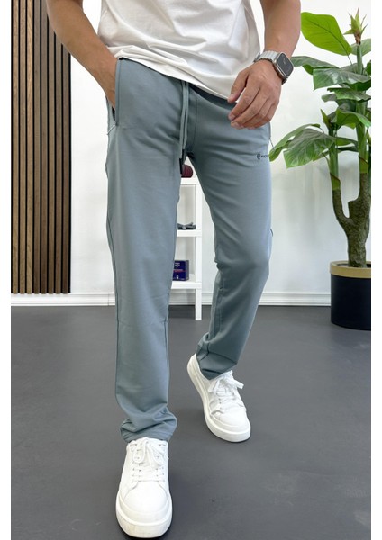 Erkek Regular Fit Düz Paça Eşofman Altı Mavi EDW405 fiyatları