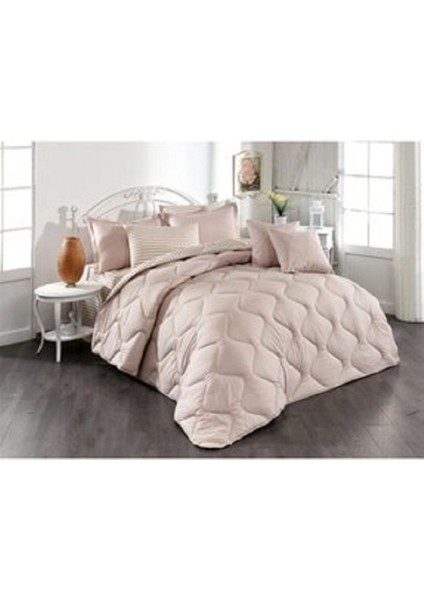 Uyku Seti 4 Parça - Tek Kişilik - Delüx - Pamuklu Kumaş - Silikon Dolgulu