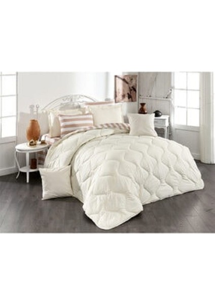 Uyku Seti 4 Parça - Tek Kişilik - Delüx - Pamuklu Kumaş - Silikon Dolgulu