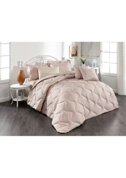 Uyku Seti 4 Parça - Tek Kişilik - Delüx - Pamuklu Kumaş - Silikon Dolgulu