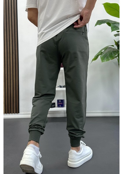 Erkek Regular Fit Dar Paça Lastik Paça Eşofman Altı Yeşil EDW406 fiyatları