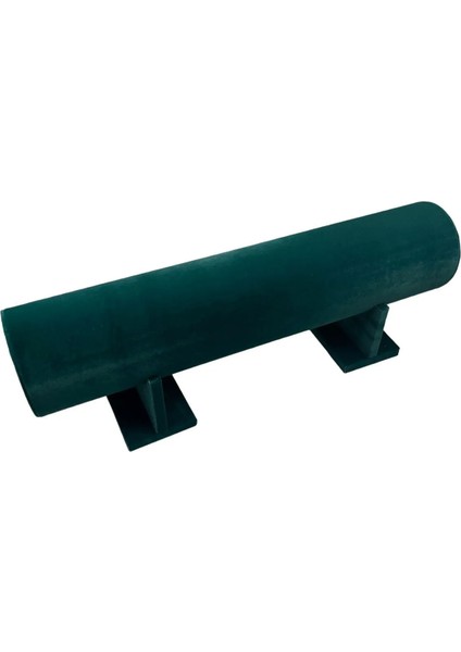 Büyük Boy Süet Kumaş Yeşil Renk 50 cm Ayaklı Taç Standı