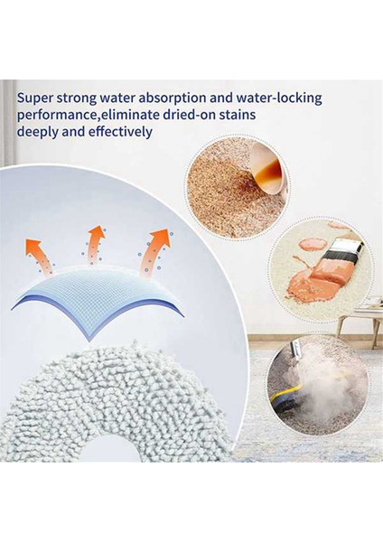 Dream Bot L10S Pro L10S Ultra L20 Ultra X20 Pro X30 X30 Pro L30 Ultra S10 / S10 Pro Robot Süpürge Parçaları Için 12 Adet Paspas Bezi (Yurt Dışından) fiyatları