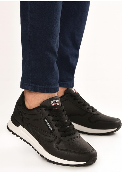 Erkek Kışlık Mevsimlik 4 Mevsim Bağcıklı Rahat Taban Günlük Sneaker Erkek Spor Ayakkabı