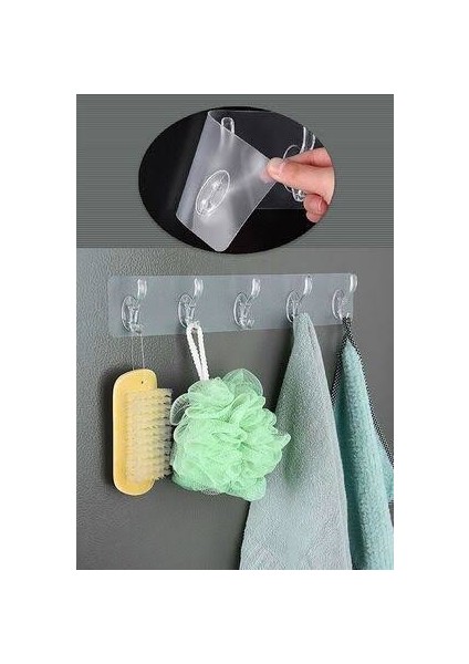 Yapışkanlı Pratik Mop Temizlik Fırçası Temizlik Sopası Tutucu Süpürge Sopa Askısı indirimleri