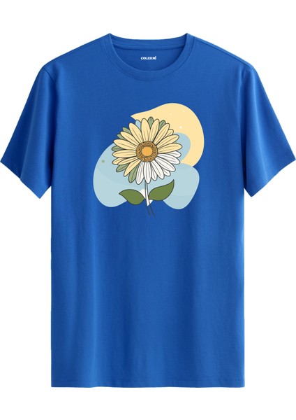 Papatya Baskılı Tişört