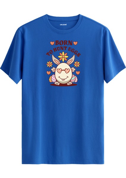 Born To Hunt Eggs Yazılı Tişört