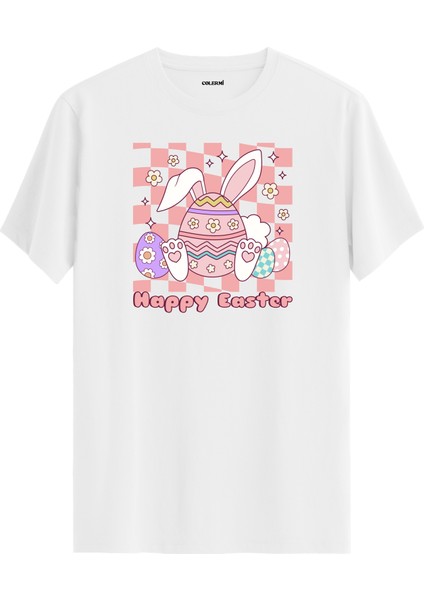 Paskalya Özel Tasarım Happy Easter Tişört