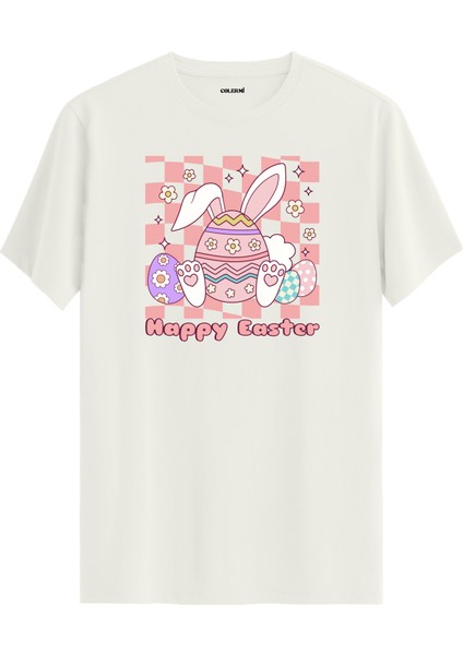 Paskalya Özel Tasarım Happy Easter Tişört