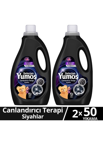 Sıvı Bakım Deterjanı Canlandırıcı Terapi Siyahlar 50 Yıkama 2500 ml X2