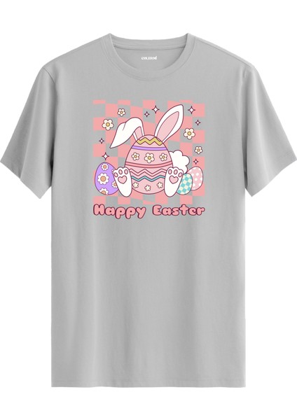 Paskalya Özel Tasarım Happy Easter Tişört