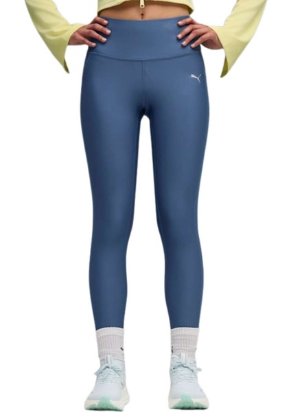 W RUN VELOCITY FL TIGHT Petrol Kadın Tayt