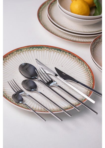 | Zenıa | 6 Kişilik 42 Parça Çatal Kaşık Bıçak Takımı