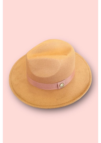 Ithal Camel Fötr Şapka Sert Kovboy Panama Şapka - Ayarlanabilinir fiyatları