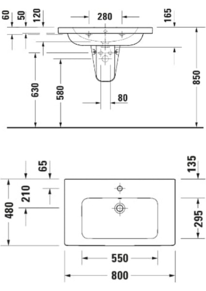 23998000002 D-Codeetajerli Lavabo 80 cm fiyatları