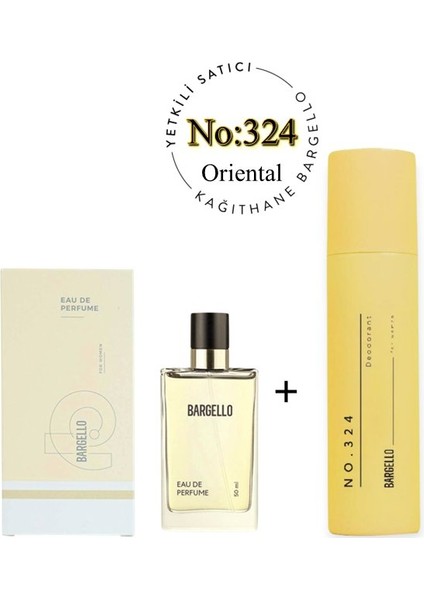 324 Kadın Parfüm Edp 50 ml + NO:324 Kadın Deodorant 150 ml - MNMS324DEO
