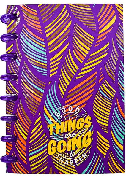 A5 100 Yaprak Planlayıcı ve Tarihsiz Ajanda Post-It Destekli-Good Things