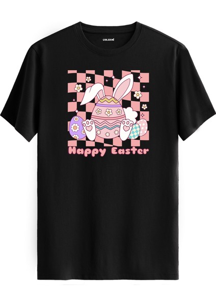 Paskalya Özel Tasarım Happy Easter Tişört