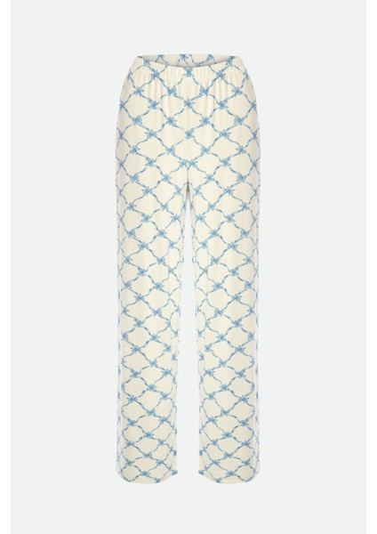 Kadın Askılı Yumuşak Dokulu Desenli Pijama Takımı modelleri