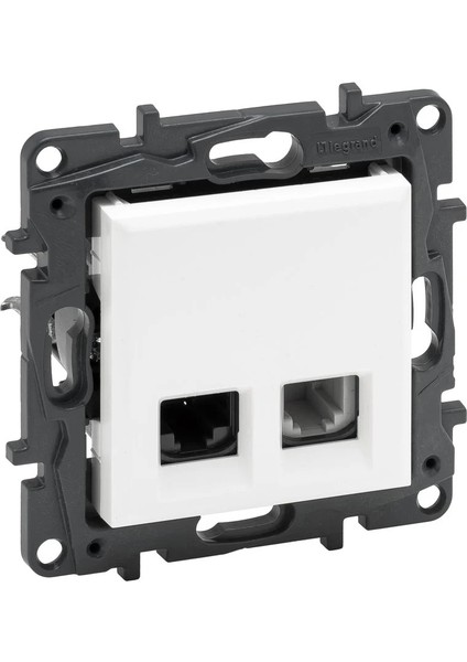 768137 Raventi Beyaz Telefon Data Priz 1XRJ11 1XRJ45 Cat6