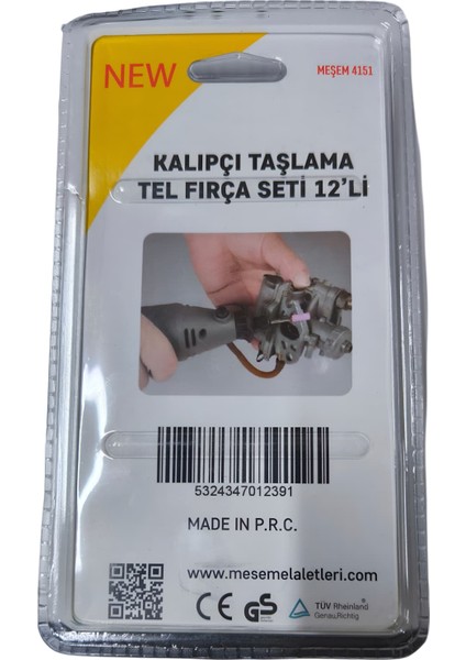 Kalıpçı Taşlama Tel Fırça Seti 12'li fiyatları