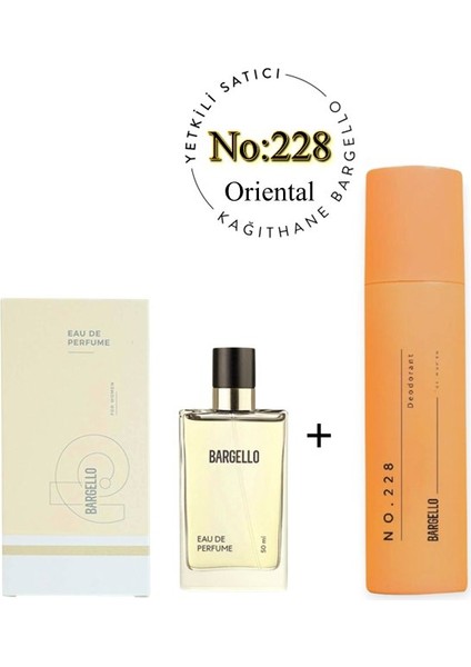 228 Kadın Parfüm Edp 50 ml + NO:228 Kadın Deodorant 150 ml - MNMS228DEO