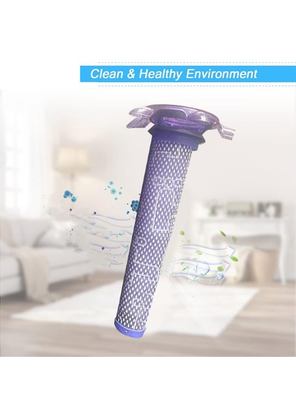 Dyson V8 Absolute Stick/v8 Animal Kablosuz Elektrikli Süpürge Için 5 Adet Filtre Yedek Parçası Ön Filtre Arka Filtre (Yurt Dışından) fiyatları