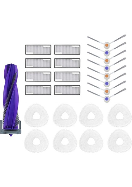Narwal Freo x Ultra / Narwal J4 / J4 Lite Robot Süpürge Parçaları Için Uygundur Ana Yan Fırça Fırça Kapağı Hepa Filtre Paspas (Yurt Dışından)