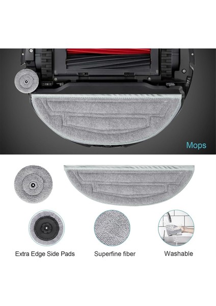 Roborock S8 Maxv Ultra Yedek Parçaları Ana Yan Fırça Hepa Filtre Paspas Bezi Toz Torbaları Aksesuarları (Yurt Dışından) fırsatları