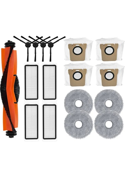 Dreame Bot L30 Ultra/ L20 Ultra Sarf Malzemeleri Robot Süpürge Yedek Parçaları Filtre Paspas Toz Torbası Değişimi, B (Yurt Dışından)